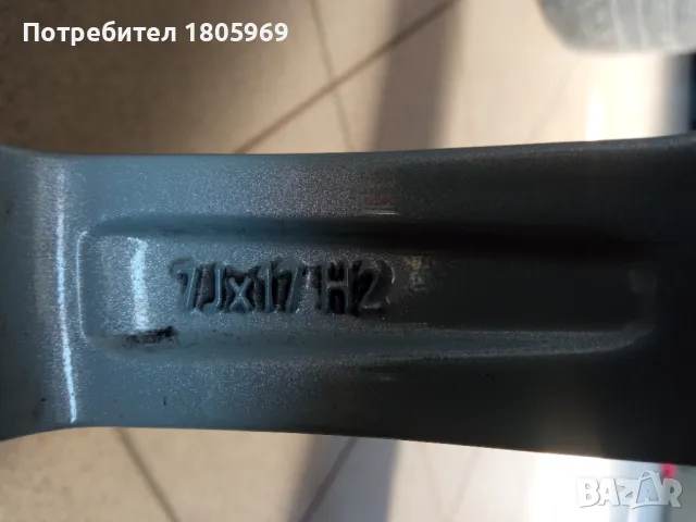 4бр. ал. джанти Alutec (Germany), 5x 112, 7x 17 , ET39 , централен отвор 57,1мм, неразличими от нови, снимка 7 - Гуми и джанти - 49410444