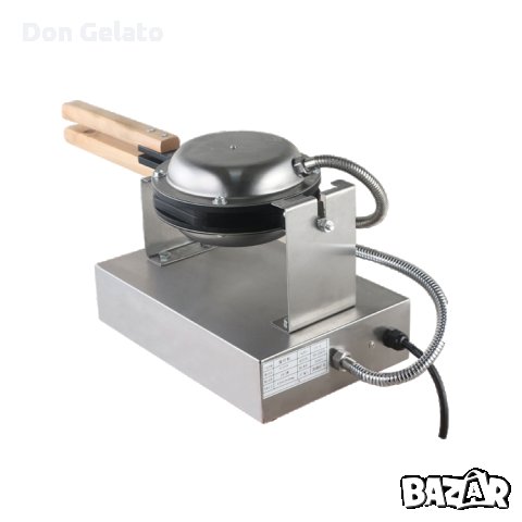 Професионален гофретник за Bubble Waffle гофрети Don Gelato + ПОДАРЪК, снимка 3 - Друго търговско оборудване - 30216082