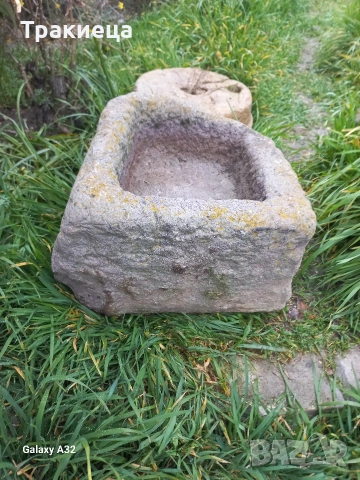 СТАРО КАМЕННО КОРИТО ДЯЛАН КАМЪК , снимка 6 - Антикварни и старинни предмети - 53932169