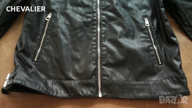 GUESS FAUX Leather Men's Jacket размер XL мъжко яке изкуствена кожа 28-57, снимка 12 - Якета - 42748732