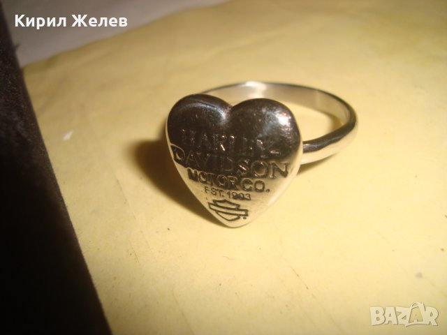 HARLEY - DAVIDSON motor Co. МАРКОВ СТОМАНЕН ПРЪСТЕН ХАРЛИ ДЕЙВИДСЪН РОКЕРСКИ НОВ 3941, снимка 5 - Пръстени - 34479527