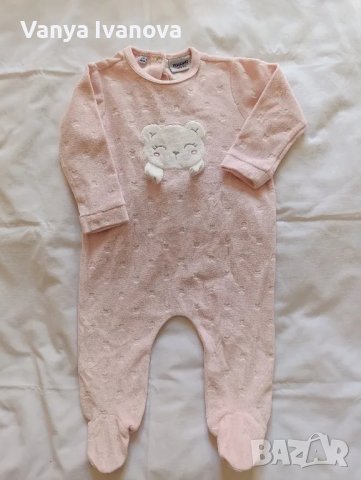 4 плюшени ромпъра HM ,Primigino, снимка 7 - Бебешки пижами - 48843764