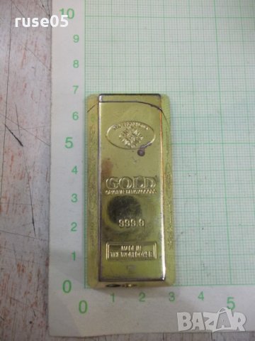 Запалка "GOLD" газова пиезокристална с джет пламък работеща, снимка 2 - Други ценни предмети - 29968804