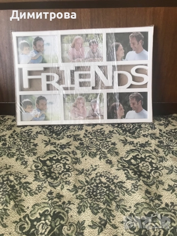 Рамка за снимки с часовник, рамка за снимки Friends  /табло за снимки/, снимка 3 - Картини - 41815100