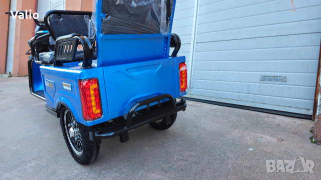 Триколка на ток А10 двуместна, товарна 1000W, снимка 9 - Мотоциклети и мототехника - 44693225