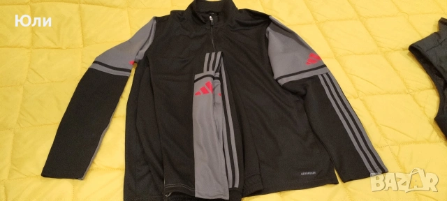 Спортен комплект Adidas+Елек Adidas 100% оригинал., снимка 4 - Спортни дрехи, екипи - 53891932