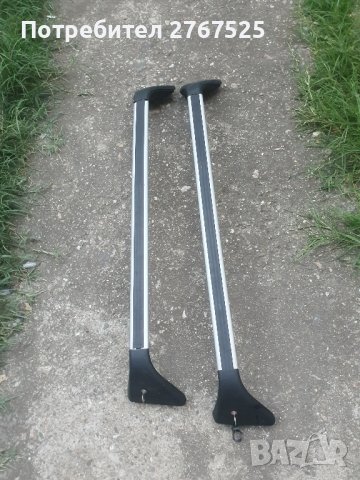 ОРИГИНАЛЕН АЛУМИНИЕВ БАГАЖНИК НАПРЕЧНИ ГРЕДИ ЗА PEUGEOT 607 ПЕЖО