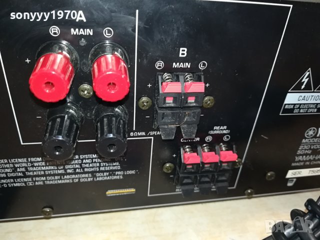 YAMAHA HTR-5630RDS RECEIVER ВНОС-SWISS 1209231709L2EK, снимка 13 - Ресийвъри, усилватели, смесителни пултове - 42167337