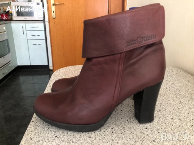Дамски боти естествена кожа, снимка 2 - Дамски боти - 30164884
