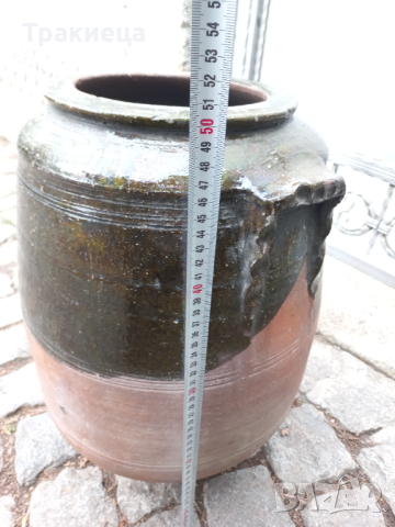 ГОЛЯМА СТАРА ДЕЛВА ГЪРНЕ КЕРАМИКА , снимка 3 - Антикварни и старинни предмети - 44680965