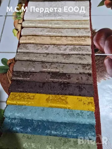 нов плат за завеси петек с петна сатен 