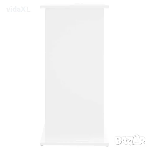 vidaXL Поставка за аквариум, бяла, 81x36x73 см, инженерно дърво, снимка 7 - Аквариуми - 56148097