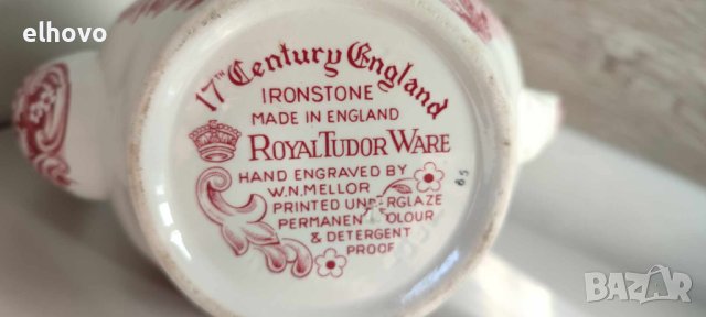 Порцеланова кана Royal Tudor Ware, снимка 5 - Антикварни и старинни предмети - 44413090