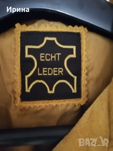 Дамско яке от естествен велур, S/М размер, снимка 3 - Якета - 53352028