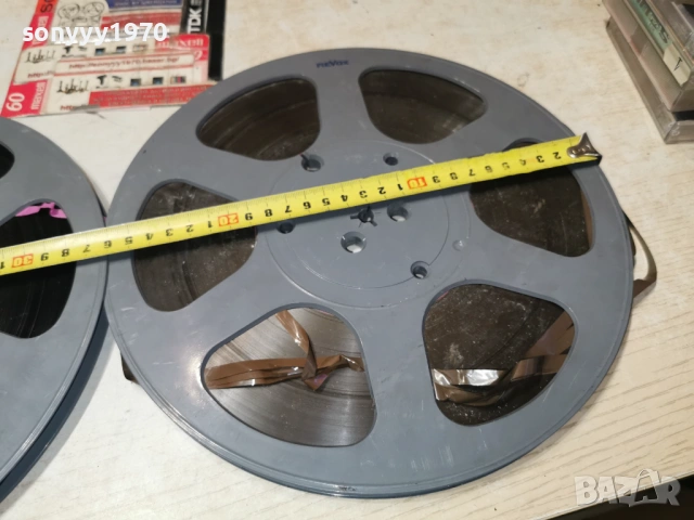 REVOX X2-ГОЛЯМИ РОЛКИ С ЛЕНТА 26СМ 2606260927L1, снимка 9 - Аудио касети - 54316535