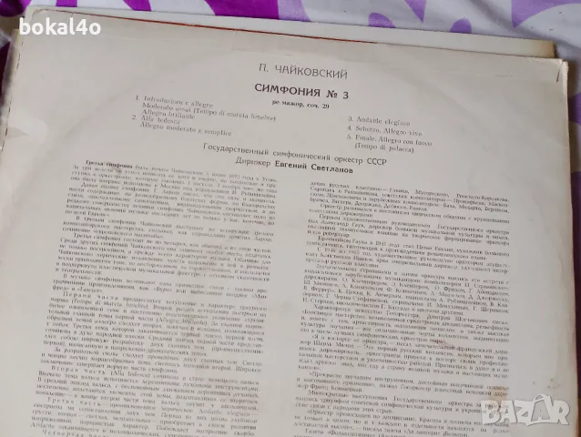 Чайковски - 4 плочи, снимка 3 - Грамофонни плочи - 47744434