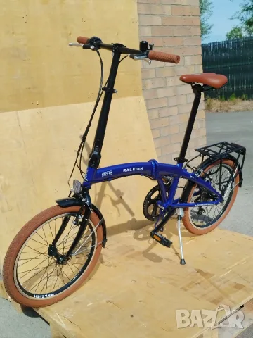 Сгъваем велосипед Raleigh Stow-A-Way 20" (7 скорости Shimano) – Изключително запазен, снимка 3 - Велосипеди - 56038210