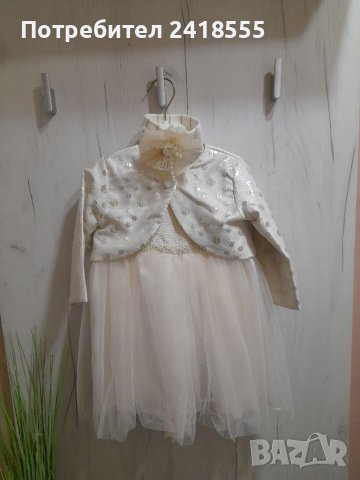 Официална рокля за малка госпожица, снимка 1 - Бебешки рокли - 38383023