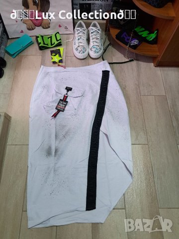 Дамска атрактивна бяла пола, снимка 4 - Поли - 40370981