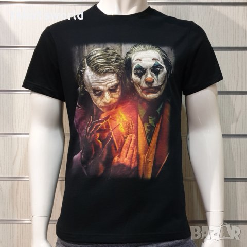 Нова мъжка тениска с дигитален печат Жокера, снимка 5 - Тениски - 35590111