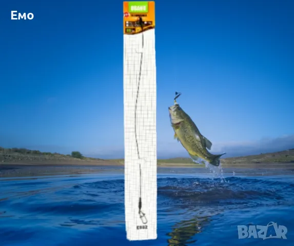 Поводи за щука - 1бр - 9кг, 12кг, 15кг, 20кг, снимка 3 - Екипировка - 48487733