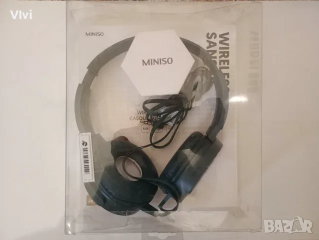 Miniso сгъваеми безжични слушалки с Bluetooth и AUX
