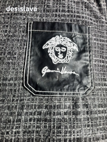 Продавам мъжка блуза с къс ръкав Versace, снимка 2 - Тениски - 54041370