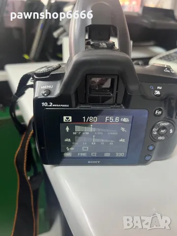 Фотоапарат Sony DSLR-A230 + Обектив Sony SAL1855, снимка 2 - Фотоапарати - 50370972