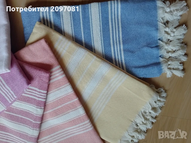 Пещемал тънки памучни кърпи за плаж , снимка 2 - Хавлиени кърпи - 50204749