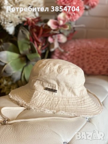 шапка JACQUEMUS Le Bob Artichaut bucket hat, снимка 7 - Шапки - 42325635