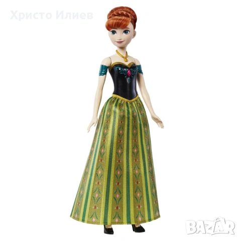 Пееща кукла Анна Замръзналото кралство Кукла Disney Frozen Пееща Анна, снимка 3 - Кукли - 53162940