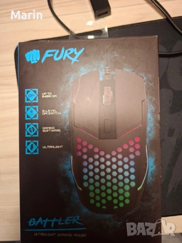 Светеща мишка На FURY