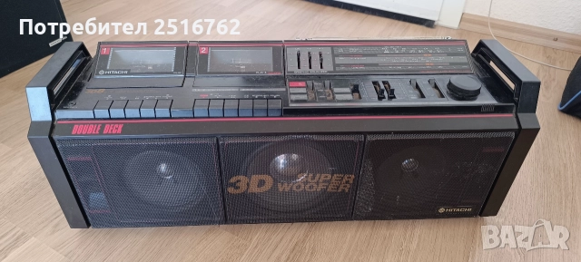 HITACHI TRK-3D8E, снимка 2 - Радиокасетофони, транзистори - 52613674