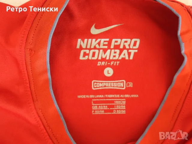 Тениска Nike — Мъже размер L Червено, снимка 4 - Тениски - 56319730