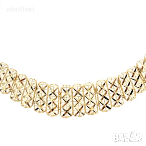 Златно колие 10,71гр. 44см. 14кр. проба:585 модел:27344-1, снимка 2 - Колиета, медальони, синджири - 47801864