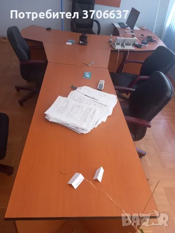 офис мебели комплект, снимка 4 - Работни маси и бюра - 56162006