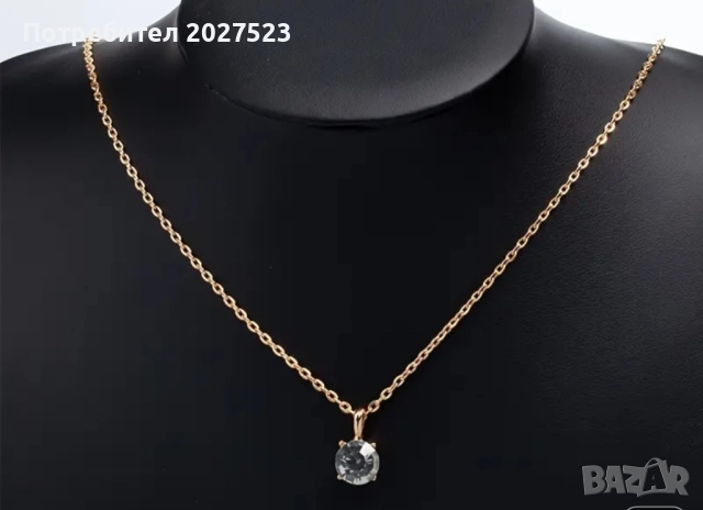 Колие с камък, снимка 3 - Колиета, медальони, синджири - 52071234