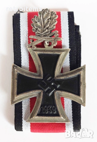 WW2 3 Райх, Рицарски кръст с дъбови листа и мечове, снимка 4 - Антикварни и старинни предмети - 51990876