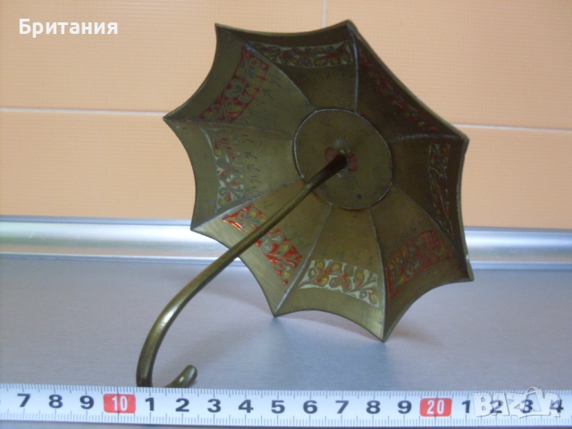 Бронзов съд- "чадър" с маркировка., снимка 8 - Антикварни и старинни предмети - 52909690