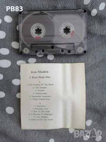 Iron Maiden - A Real Dead One (Аудио Касета) Heavy Metal , снимка 3 - Аудио касети - 54203334