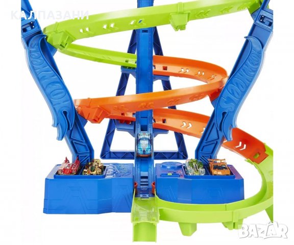 Hot Wheels - Комплект сблъсък в тайфуна  HGV67, снимка 5 - Коли, камиони, мотори, писти - 38818032