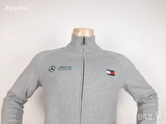 Tommy Hilfiger x Mercedes AMG - Оригинална мъжка жилетка с цип р-р S-M, снимка 7 - Пуловери - 48827561