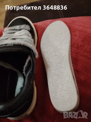 Оригинални кецове на dior естествена кожа с оригинални връзки, снимка 6 - Кецове - 51983067