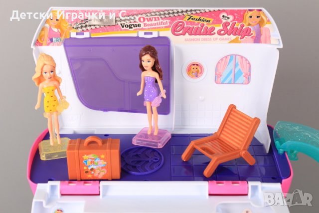 Компкект кукли с яхта, снимка 3 - Кукли - 36817722