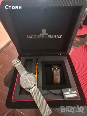 Часовник Jacques Lemans , снимка 4 - Мъжки - 54061015