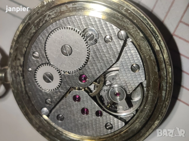 Швейцарски джобен часовник  Ceneve, снимка 3 - Джобни - 53250320