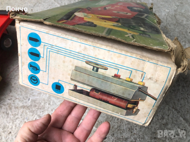 стара кола с дистанционно - FERRARI 312 PB - PIKO - DDR , снимка 13 - Антикварни и старинни предмети - 46382826