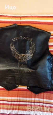 Голям рокерски елек 6ХL, снимка 9 - Аксесоари и консумативи - 50680901