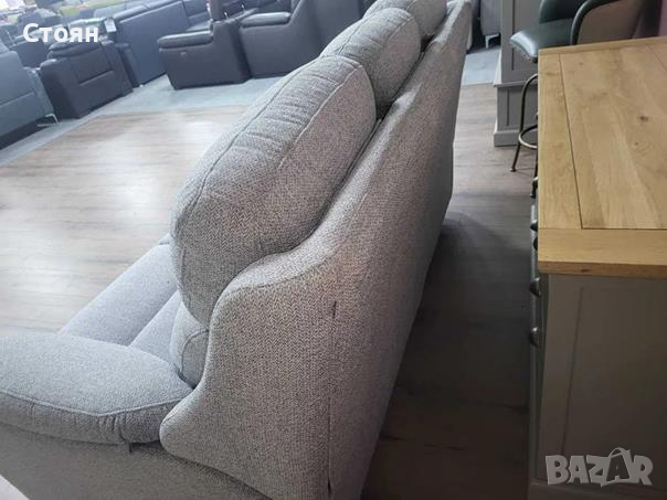 ПРОМОЦИЯ!!!Сив диван тройка от плат G Plan, снимка 8 - Дивани и мека мебел - 44701582
