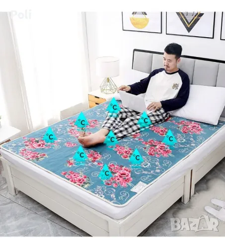 ПРОМОЦИЯ!!! Водоустойчиво електрическо одеяло различни размери, снимка 7 - Олекотени завивки и одеяла - 47264702